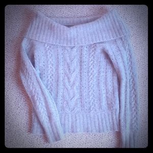 Off the shoulder banana republic sweater XSP